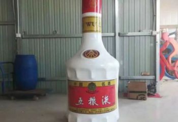 大型仿真瓶子雕塑 店門口園林雕塑 釀酒小品標識