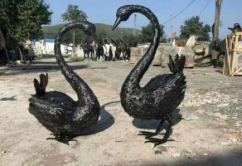 點(diǎn)擊仿真天鵝雕塑 店門(mén)口園林雕塑 動(dòng)物小品