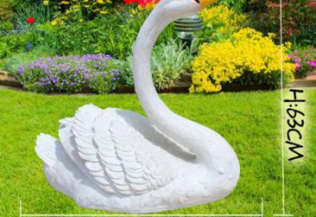 優(yōu)選仿真天鵝雕塑 酒店公園雕塑 風(fēng)景區(qū)擺件