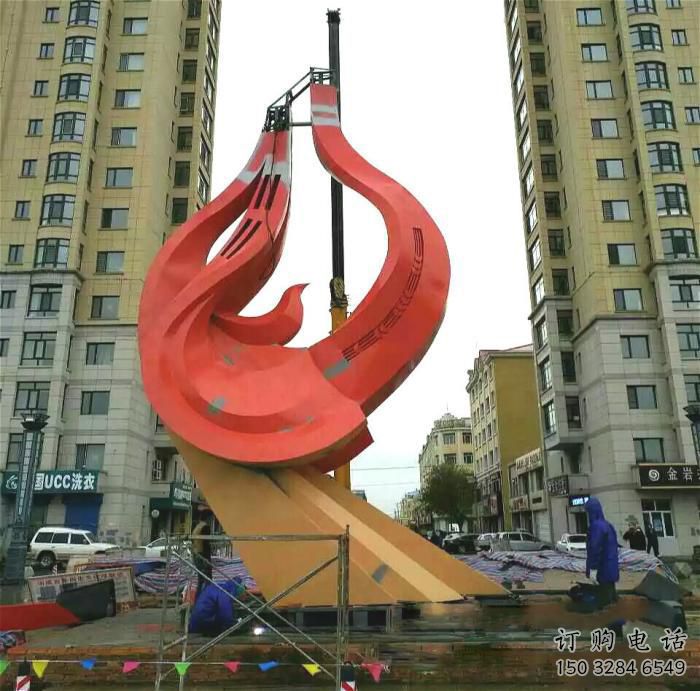 黑龍江酒店鳥(niǎo)類雕塑，家禽主題，鍍銅工藝