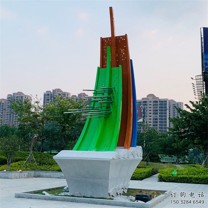 廣場帆船雕塑廠家，仿古景觀雕塑，仿古擺件