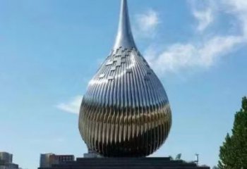 步行街水珠雕塑廠家 游樂場(chǎng)淚滴雕塑 鑄造雕塑