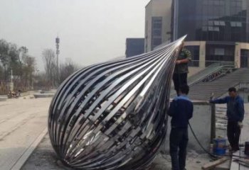 仿古水珠雕塑廠家 騰飛草雕塑 房地產雕塑