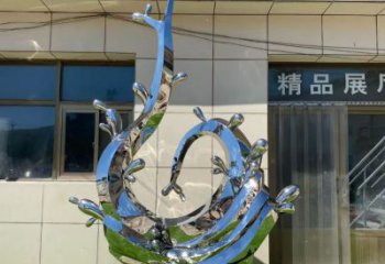 加工景觀浪花雕塑 仿真海浪雕塑 景觀波浪雕塑價格