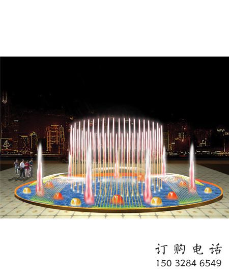 水簾搖擺噴泉雕塑，循環(huán)噴水模式噴泉雕塑公司