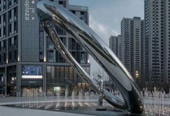 制作圓環(huán)雕塑，噴泉組合體，旱地圓環(huán)噴泉雕塑類型