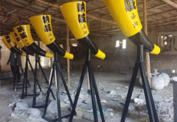 喇叭噴泉雕塑，聲控變頻方式噴泉雕塑廠家