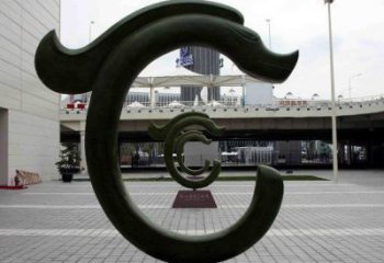 彩繪數字雕塑