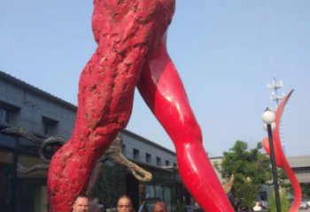 花園人字雕塑制造商，標(biāo)識雕塑，不銹鋼人字雕塑優(yōu)選廠家
