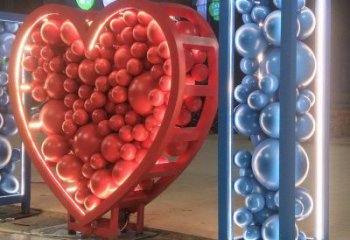 房地產(chǎn)Love雕塑精品，標(biāo)識雕塑，不銹鋼Love雕塑廠家供給