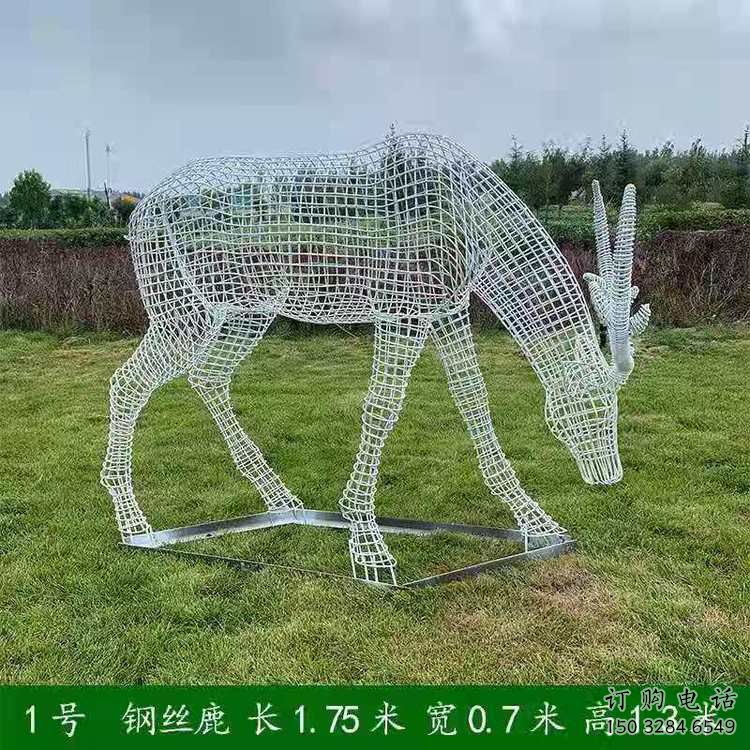 現(xiàn)代梅花鹿雕塑承接，歐式風(fēng)格，廣場(chǎng)燈光梅花鹿雕塑精選
