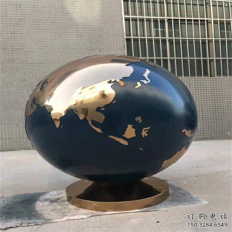 地球雕塑特供，藝術雕塑，不銹鋼地球雕塑廠家優選