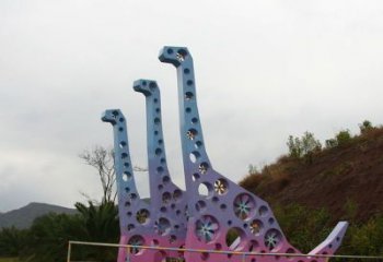 鏤空恐龍雕塑精選，露天雕塑，景觀烤漆恐龍雕塑訂做