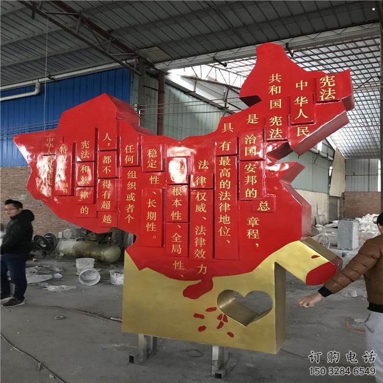 地圖雕塑制作，陸地?cái)[件，不銹鋼地圖雕塑制造廠家