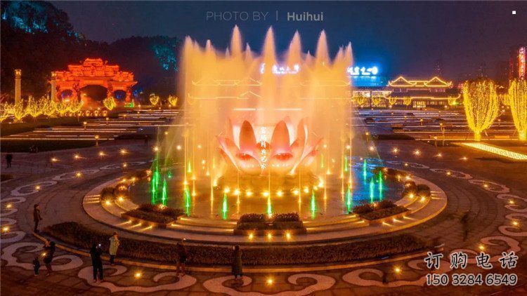 蓮花雕塑精選，市標(biāo)雕塑，金屬蓮花噴泉雕塑廠家