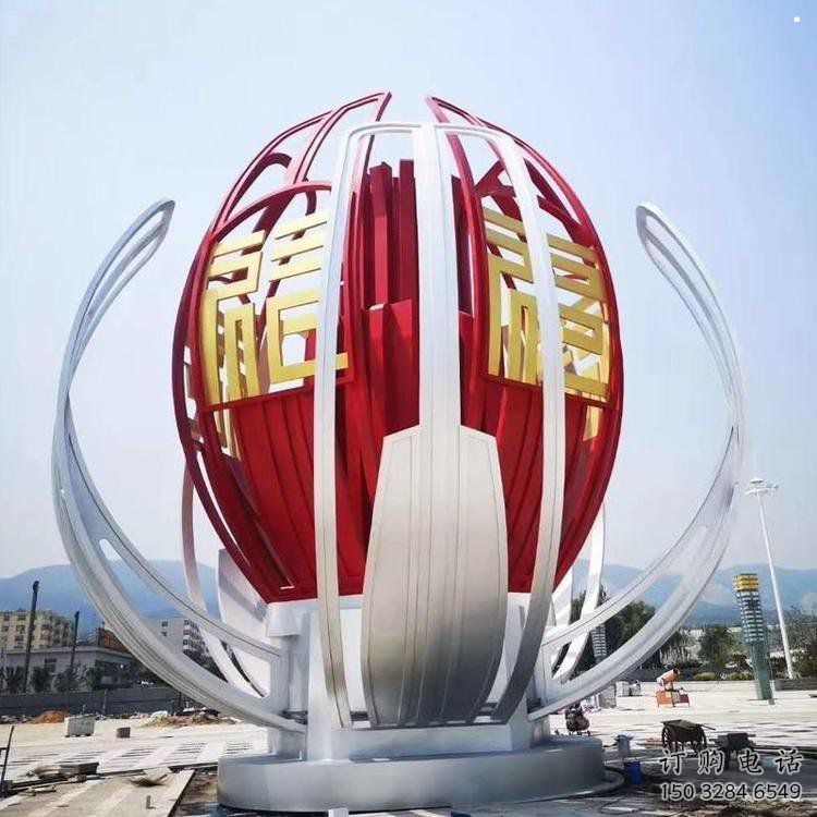 鏤空蓮花雕塑生產商，城市雕塑，燈光蓮花雕塑制造商