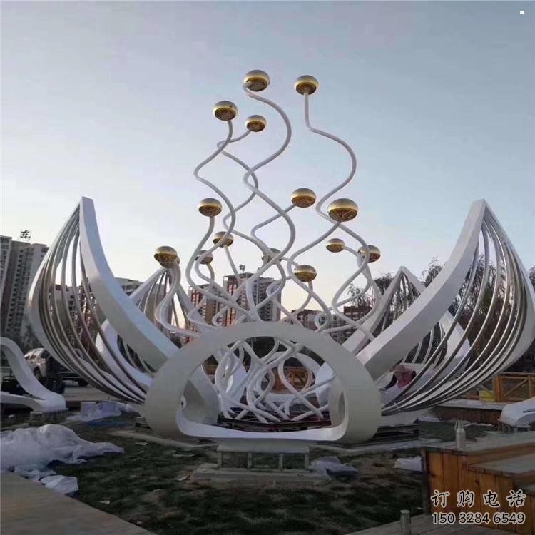 異形蓮花雕塑