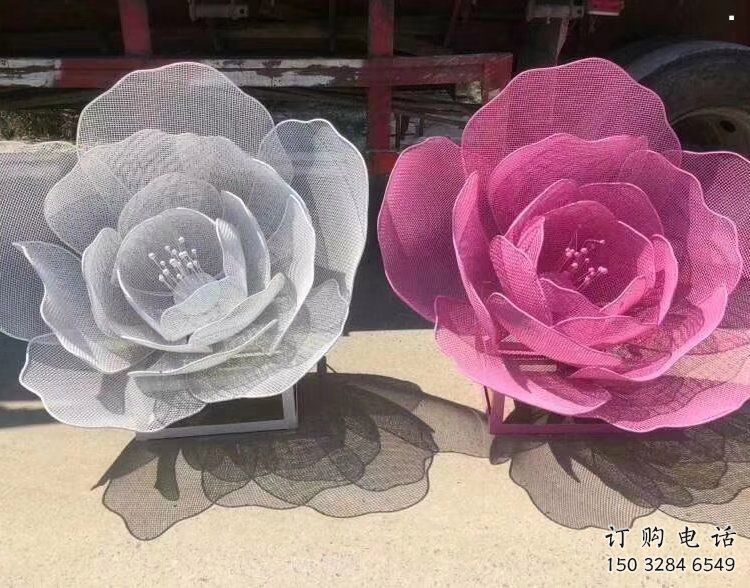 玫瑰花雕塑提供，街頭雕塑，庭院鏤空玫瑰花雕塑優價