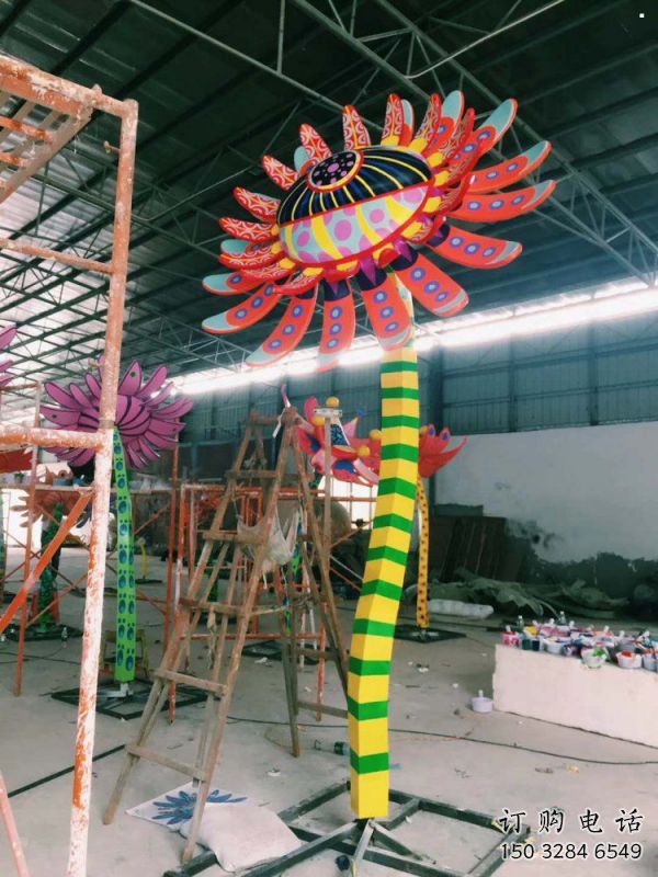太陽花雕塑承接，城市裝飾，大型太陽花雕塑生產商