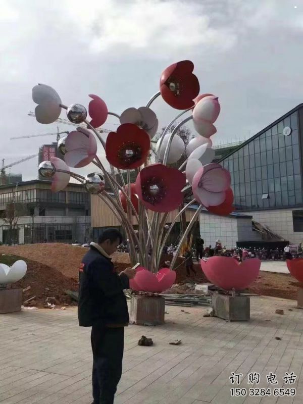 園林花朵雕塑
