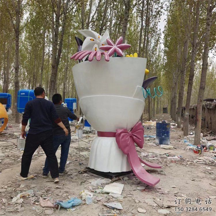 花朵雕塑標(biāo)準(zhǔn)，透雕系列，景觀郁金香花朵雕塑精選