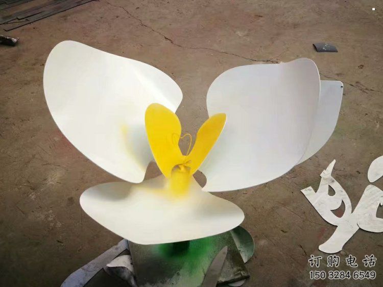 仿真蘭花雕塑