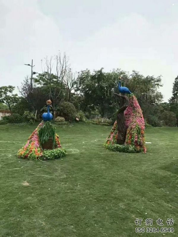 玻璃鋼孔雀