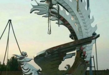 景觀鳳凰雕塑供求，美陳雕塑，藝術(shù)不銹鋼鳳凰雕塑優(yōu)選