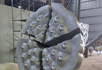 鑄造蓮蓬雕塑
