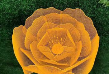 玫瑰花雕塑預(yù)定，鍛造工藝，門口鏤空玫瑰花雕塑指用