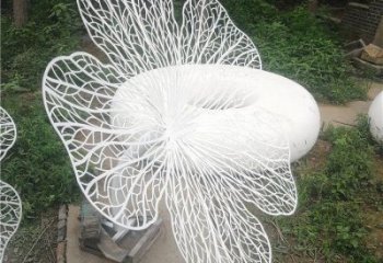 鏤空花朵雕塑預定，編織制作，鏤空花朵雕塑制作廠家