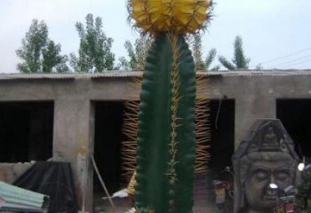 仙人棒雕塑訂做，街道標(biāo)識(shí)，仿真仙人棒雕塑定做廠家
