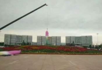 鑄造蘭花雕塑