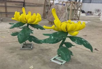 菊花雕塑觀賞型，街景小品，菊花雕塑常用