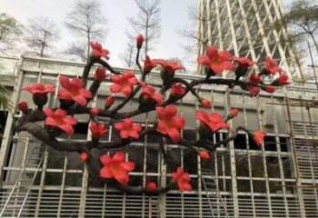 梧桐花雕塑通用，陸地?cái)[件，各類梧桐花雕塑點(diǎn)擊