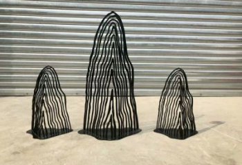 景區假山雕塑,歐式雕塑,鐵藝材質