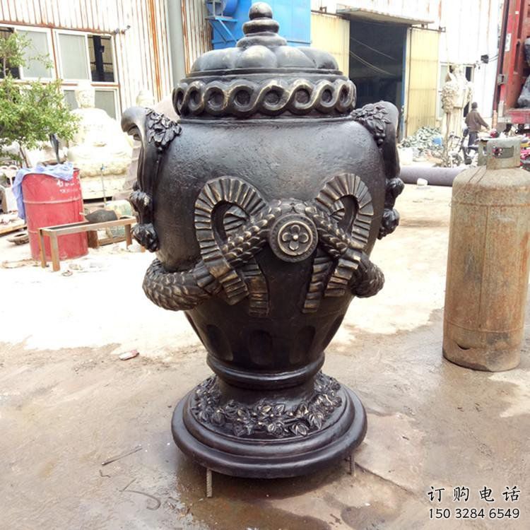 花瓶雕塑訂做，鑄銅雕塑，銅花瓶雕塑生產(chǎn)廠(chǎng)家