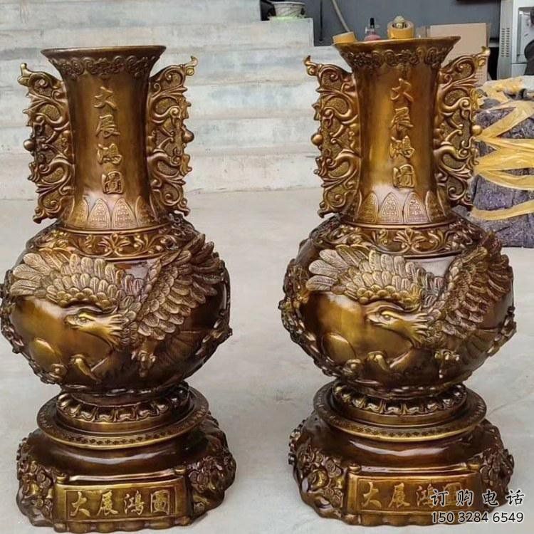 花瓶雕塑供應(yīng)，地標(biāo)擺件，銅花瓶雕塑制造廠家