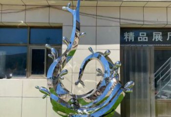 大型浪花雕塑