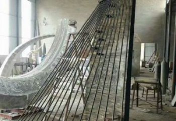 馬頭琴雕塑制造商,景觀雕塑,不銹鋼馬頭琴雕塑訂做