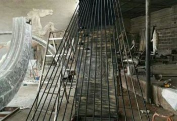 馬頭琴雕塑預定,露天雕塑,不銹鋼馬頭琴雕塑制作