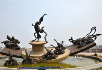 別墅區琵琶雕塑