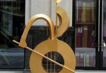 提琴雕塑點擊，多彩藝術(shù)，不銹鋼提琴雕塑訂做承接