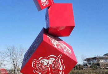 幾何體雕塑標(biāo)準(zhǔn),景區(qū)案例,不銹鋼幾何體雕塑常用