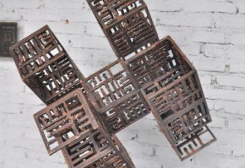 正方體雕塑承接，城市裝飾，大型不銹鋼正方體雕塑公司
