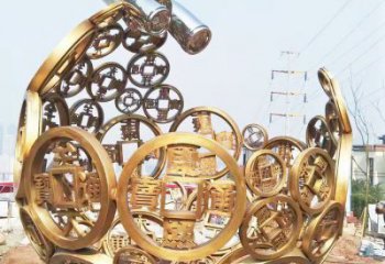空心球雕塑制造商，露天雕塑，鏤空空心球雕塑訂做廠家