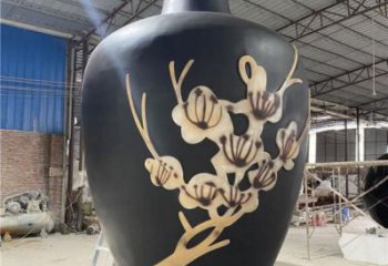 制造花瓶雕塑專供，地標擺件，玻璃鋼花瓶雕塑訂做