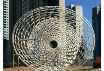 花瓶雕塑常用，鋼管組合，景觀鏤空花瓶雕塑定價