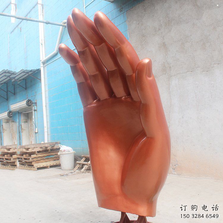 手指雕塑精選，市標雕塑，不銹鋼手指雕塑廠家
