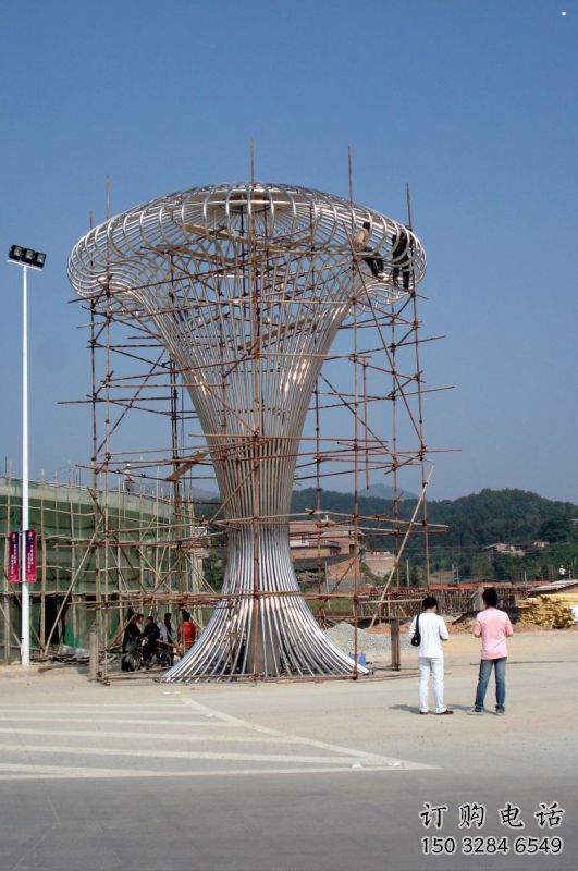遮陽(yáng)樹(shù)雕塑優(yōu)選，城市裝飾，鏤空遮陽(yáng)樹(shù)雕塑定做